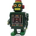 Shan SHAN MS519 Collectible Tin Toy - Robot Green MS519